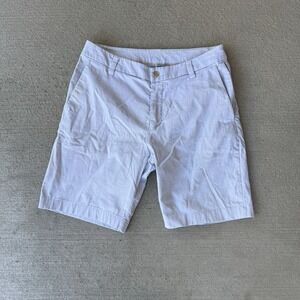 Lululemon Men's Commission Shorts 32 Light Gray 10" Inseam Stretch